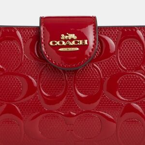 Medium Corner Zip Wallet In Signature Leather